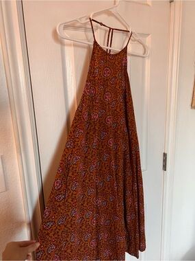 MWL halter midi dress